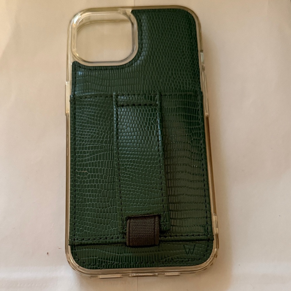 Green Leather Phone Case